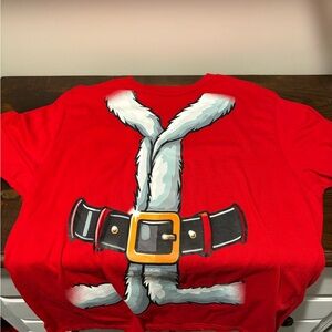 Red Santa Graphic Sweatshirt
